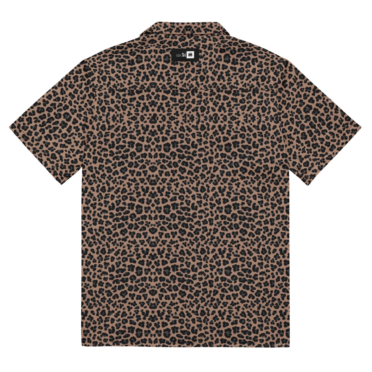 Oversized Button Shirt Leopard