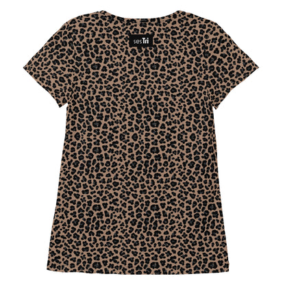 Dámske športové tričko Leopard