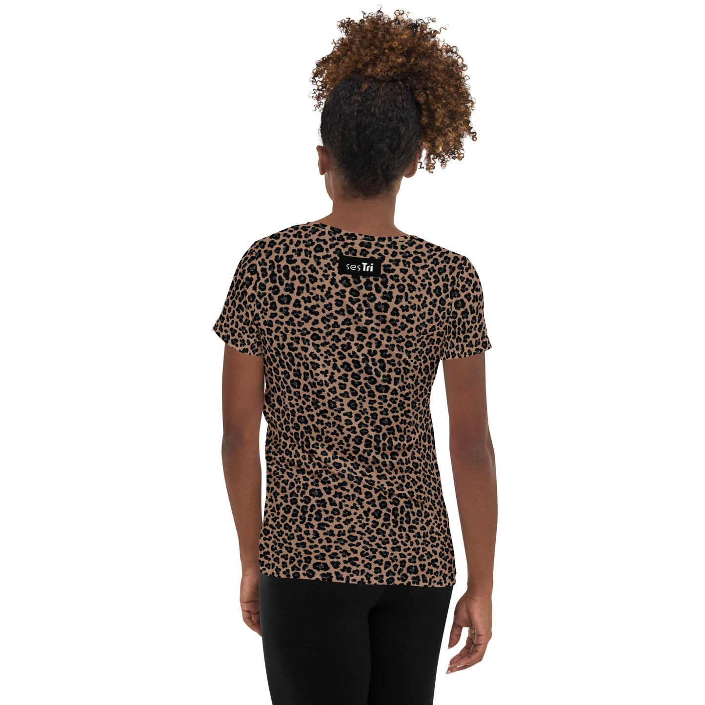 Dámske športové tričko Leopard
