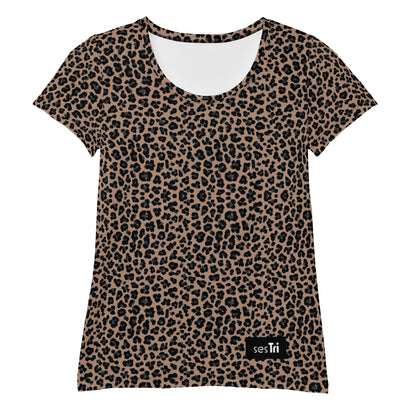 Dámske športové tričko Leopard