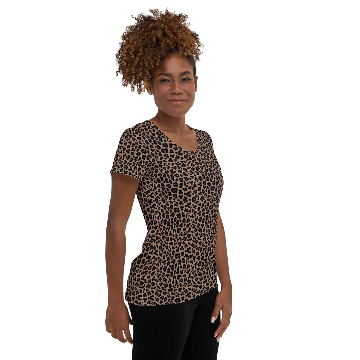 Dámske športové tričko Leopard