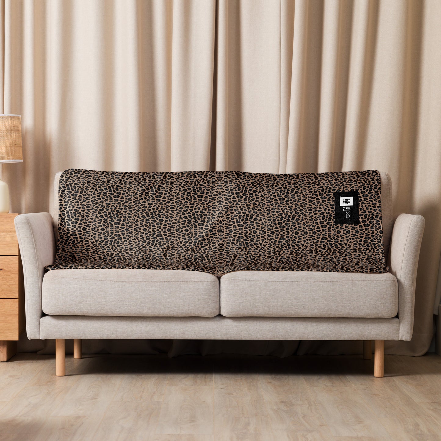 Premium Sherpa Blanket Leopard