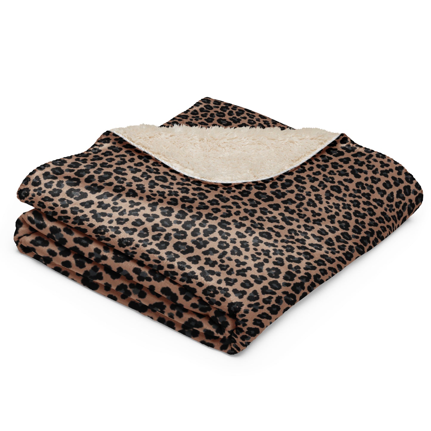 Premium Sherpa Blanket Leopard