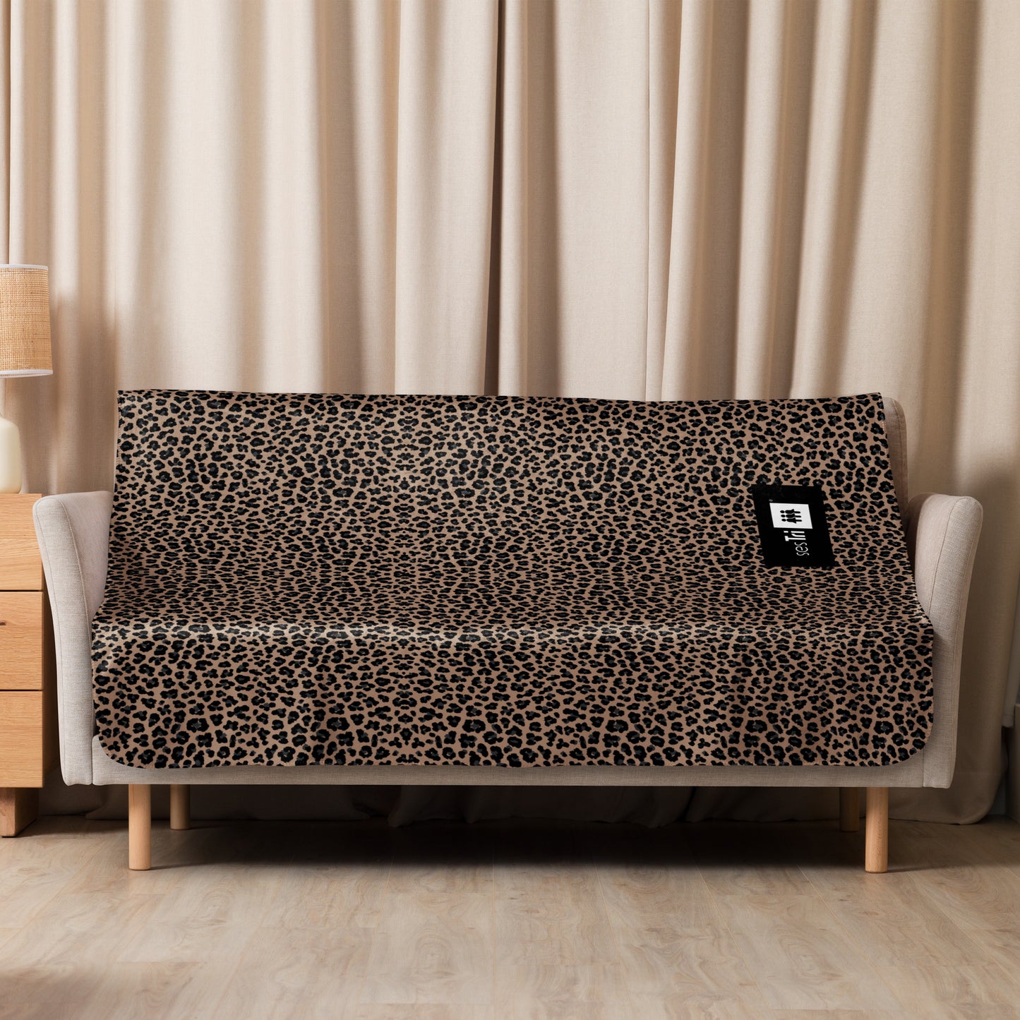 Premium Sherpa Blanket Leopard