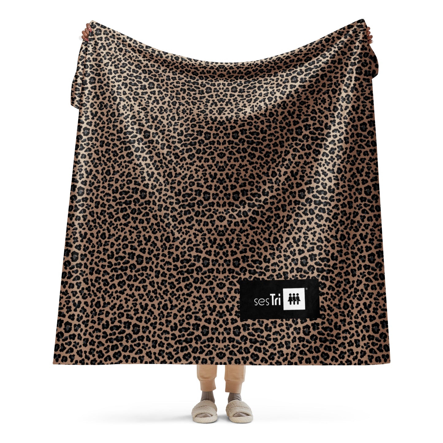 Premium Sherpa Blanket Leopard