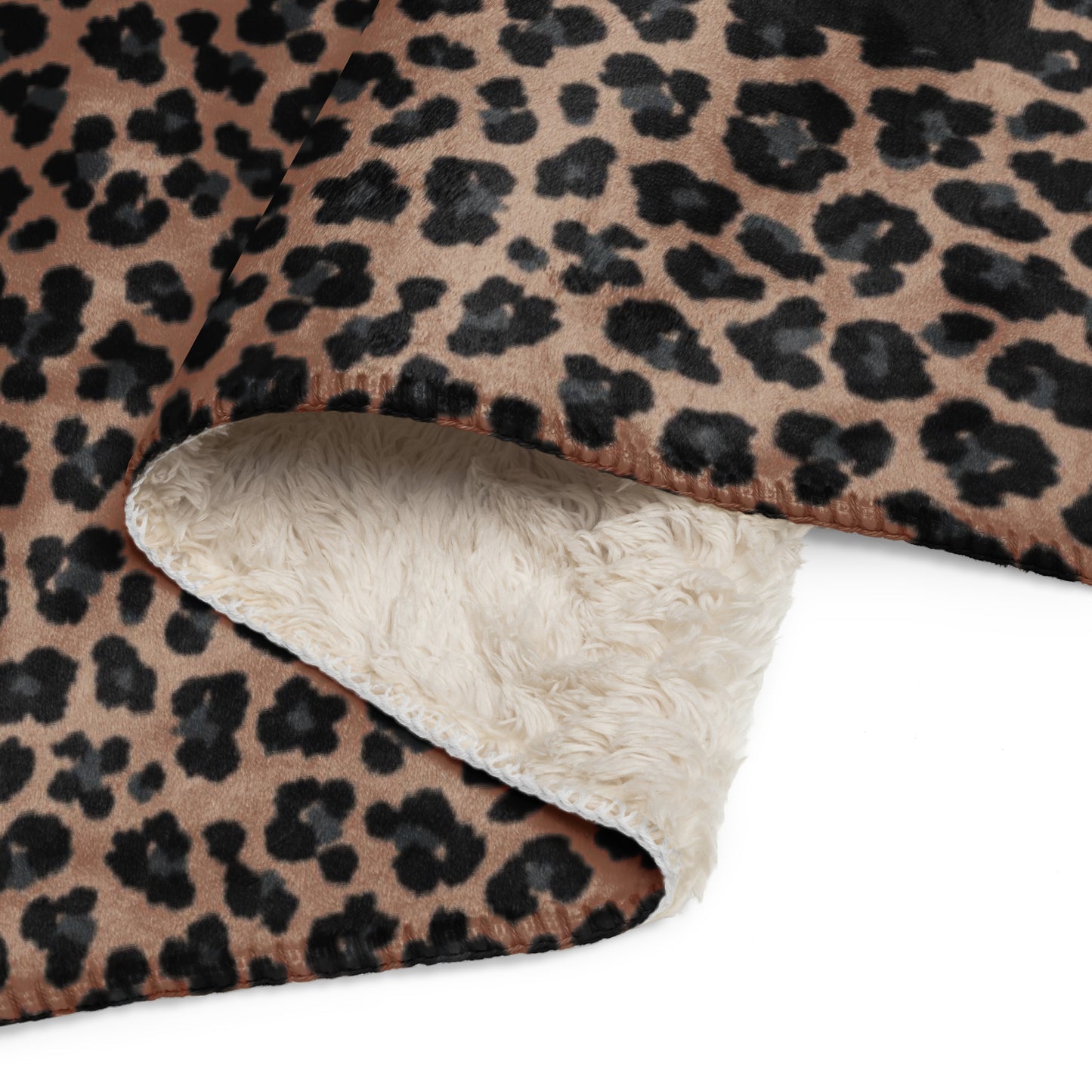 Premium Sherpa Blanket Leopard