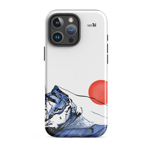 Pevné dvojvrstvové púzdro na iPhone®  Kriváň so slnkom