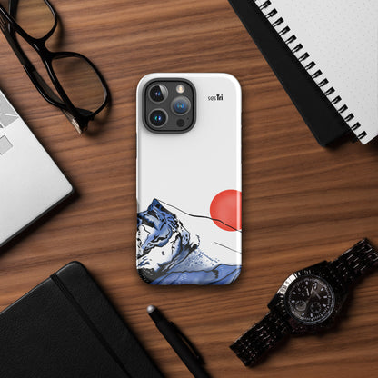 Pevné dvojvrstvové púzdro na iPhone®  Kriváň so slnkom
