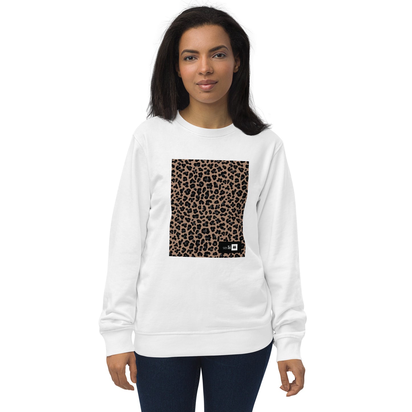 Organic Sweatshirt Leopard